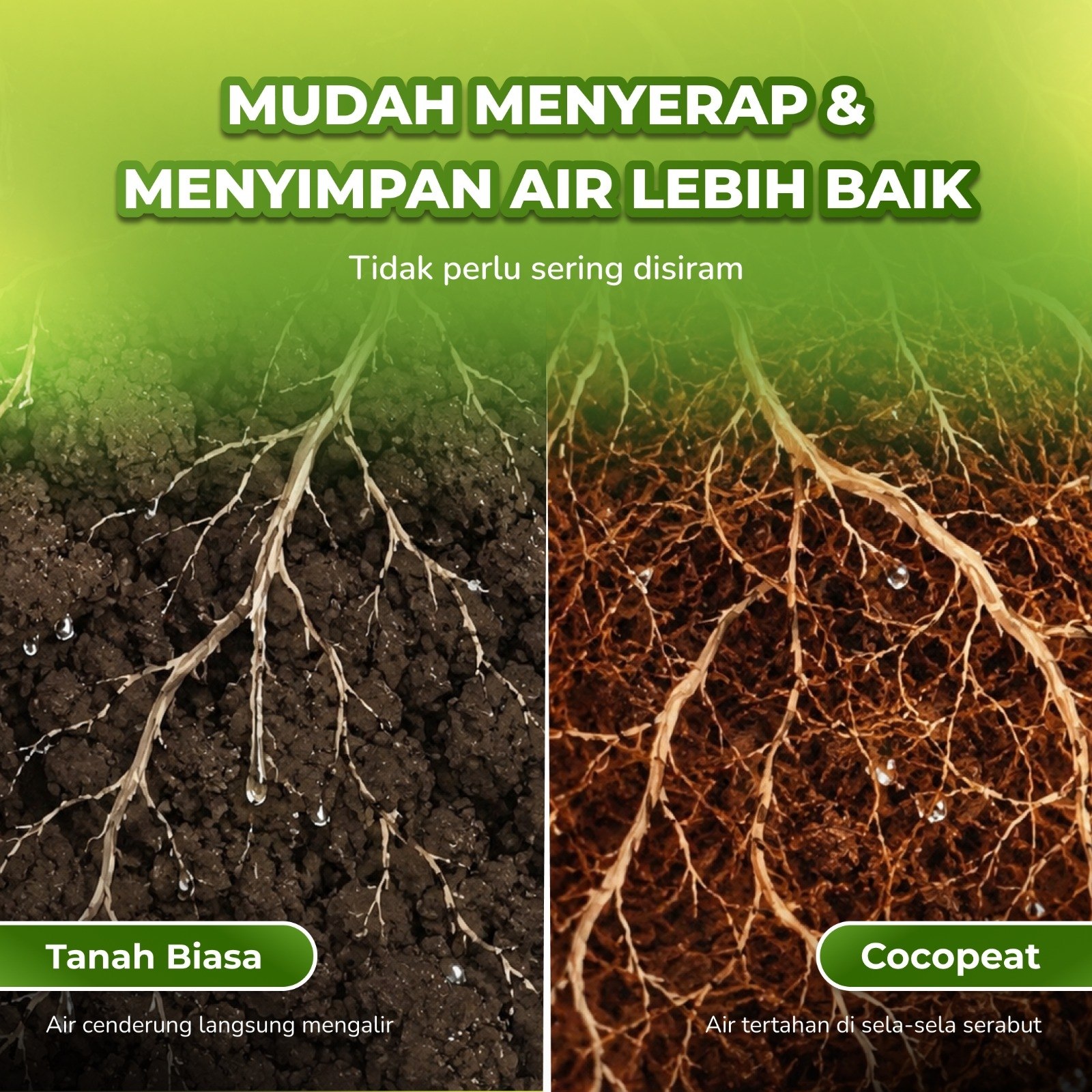 Perbandingan Daya Serap Air